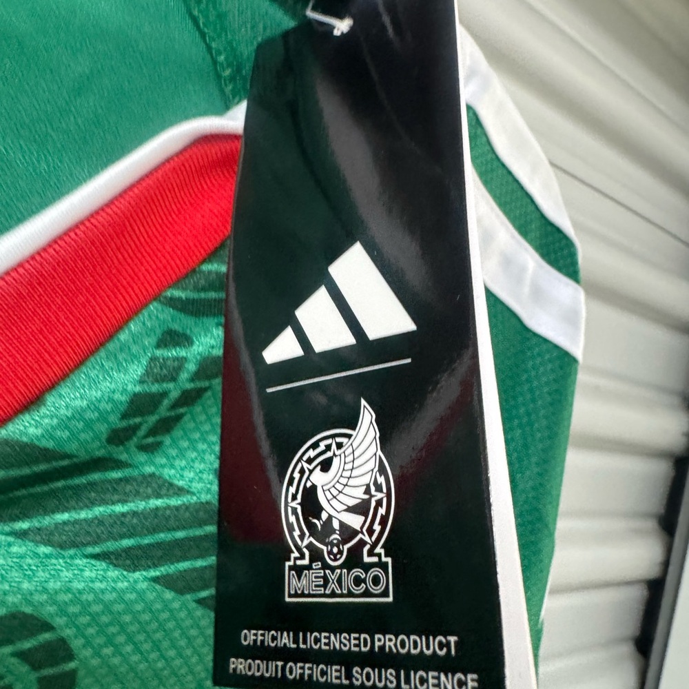 adidas unisex Green Mexico Soccer Jersey - Picture 2 of 8